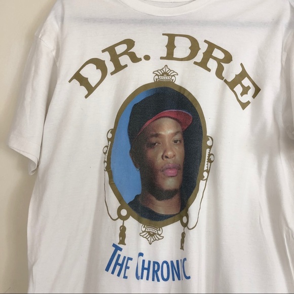 Dr, Dre White T shirt Large The Chronic - Picture 2 of 5